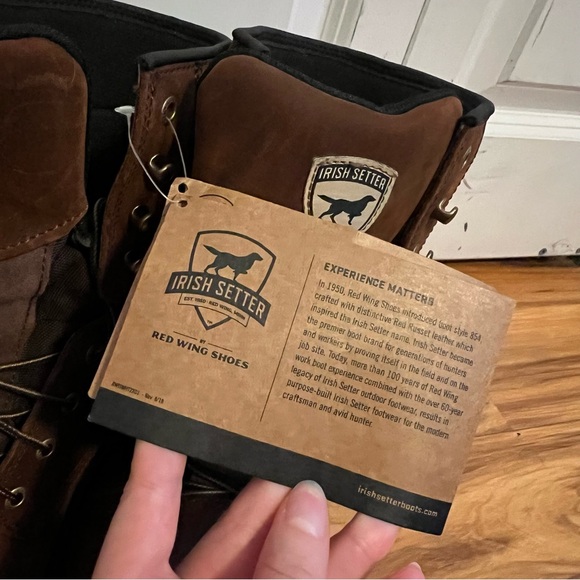 Irish Setter Mesabi Waterproof Leather Safety Toe Puncture Resistant Logger Boot - Picture 5 of 9